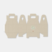 Schöne Hot Air Ballon Neutral Baby Dusche Geschenkschachtel (Ungefaltet)