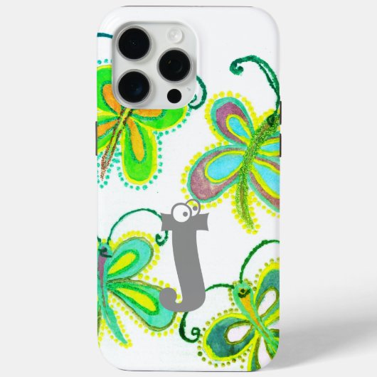 Schöne Hübsche Ausnahme Girly Butterfly Case-Mate iPhone Hülle (Rückseite)