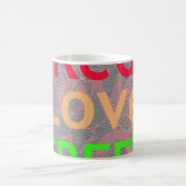 Schöne Hübsche außergewöhnliche Liebe Kaffeetasse (Mittel)