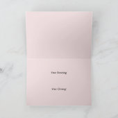 Schöne Hübsche Grußkarte Karte (Innenseite)