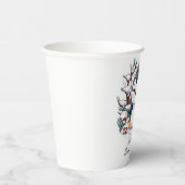 Schöne Hübsche Pinguin-Babydusche Pappbecher (Rechts)