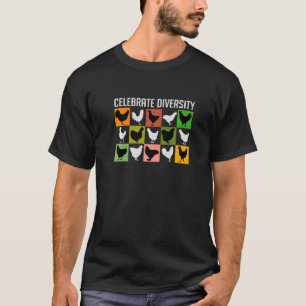 Schöne Hühner Viele Verschiedene Hühnerrassen F T-Shirt