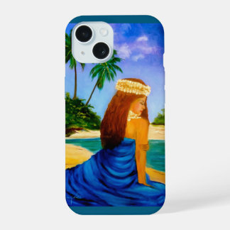 Schöne Hula am Strand iPhone 15 Hülle