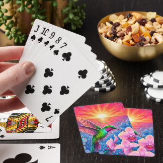 Schöne Hummingbird-Spielkarten Spielkarten