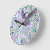 Schöne Hummingbird-Uhr Runde Wanduhr (Winkel)