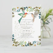 Schöne HUMMINGBIRDS Couple Wedding (Stehend Vorderseite)