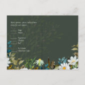 Schöne HUMMINGBIRDS Couple Wedding Postkarte (Rückseite)