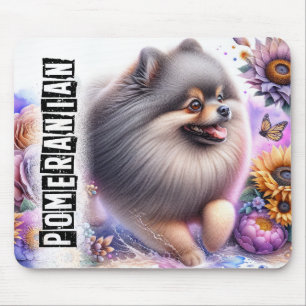 Schöne Hunde/Spitz Hund Mousepad