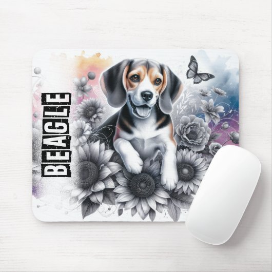 Schöne Hunderassen/Beagle Hund Mousepad (Mit Mouse)