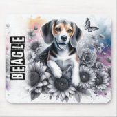 Schöne Hunderassen/Beagle Hund Mousepad (Vorne)