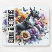 Schöne Hunderassen/Bull Terrier Dog Mousepad (Vorne)