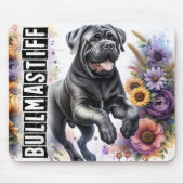 Schöne Hunderassen/Bullmastiff Hund Mousepad (Vorne)