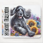 Schöne Hunderassen/Cocker Spanierhund Mousepad (Vorne)