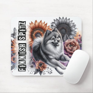 Schöne Hunderassen/Finnischer Spitz-Hund Mousepad