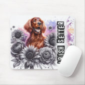 Schöne Hunderassen/Irish Setter Dog Mousepad (Mit Mouse)