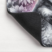 Schöne Hunderassen/Miniatur Schnauzer Hund Mousepad (Ecke)