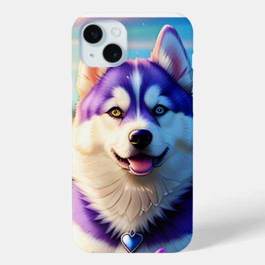 Schöne Husky Welppy One Case-Mate iPhone Hülle (Rückseite)