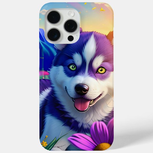 Schöne Husky Welppy Three Case-Mate iPhone Hülle (Rückseite)