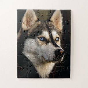 Schöne Husky-Wurfkissen Puzzle