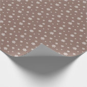 Schöne Hütte Weihnachten Geschenkpapier (Ecke)