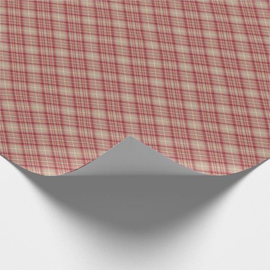 Schöne Hütte Weihnachten Geschenkpapier (Ecke)