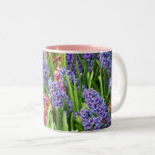 Schöne hyacinth Blume Kaffee Tasse (VorderseiteRechts)