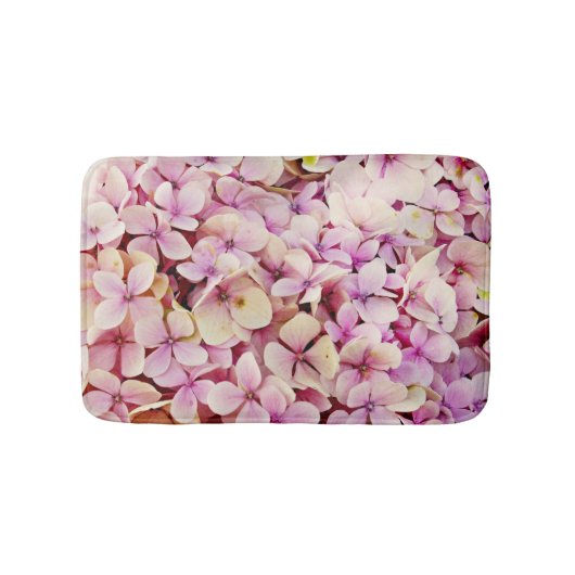 Schöne Hydrangea-Blume Badematte (Vorderseite)