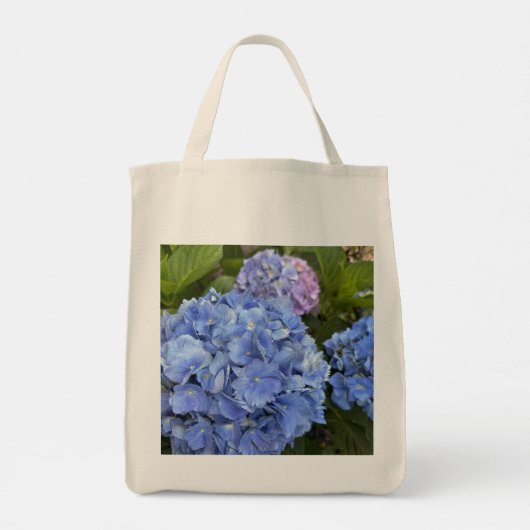 Schöne Hydrangea-Blume blüht Tragetasche (Rückseite)