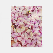 Schöne Hydrangea-Blume Fleecedecke (Vorderseite)