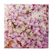 Schöne Hydrangea-Blume Fliese (Vorderseite)