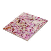 Schöne Hydrangea-Blume Fliese (Seite)