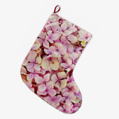 Schöne Hydrangea-Blume Großer Weihnachtsstrumpf (Vorderansicht (hängend))