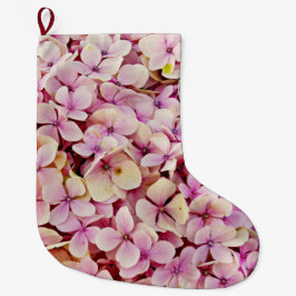 Schöne Hydrangea-Blume Großer Weihnachtsstrumpf