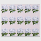 Schöne Hydrangea-Blume in Violet Geschenkpapier (Flach)