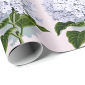 Schöne Hydrangea-Blume in Violet Geschenkpapier (Rolleneckpunkt)