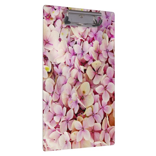 Schöne Hydrangea-Blume Klemmbrett (Rechts)
