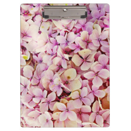 Schöne Hydrangea-Blume Klemmbrett