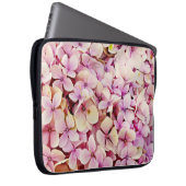 Schöne Hydrangea-Blume Laptopschutzhülle (Vorne Rechts)