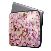 Schöne Hydrangea-Blume Laptopschutzhülle (Vorderseite Links)