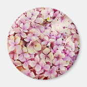 Schöne Hydrangea-Blume Magnet (Vorne)