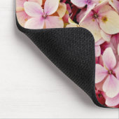 Schöne Hydrangea-Blume Mousepad (Ecke)