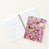 Schöne Hydrangea-Blume Notizblock (Innenseite)