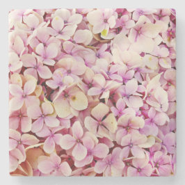 Schöne Hydrangea-Blume Steinuntersetzer