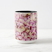 Schöne Hydrangea-Blume Zweifarbige Tasse (Mittel)