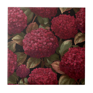 Schöne Hydrangeas-Fliesen für ein Bad im Wellness- Fliese