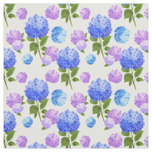 Schöne Hydrangeas Stoff (Muster)
