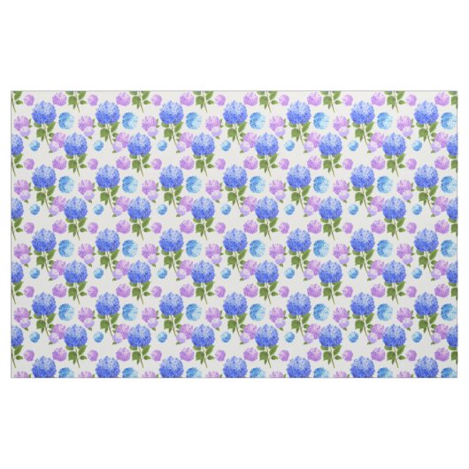 Schöne Hydrangeas Stoff (Fat Quarter (45,7 x 55,9 cm))