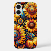Schöne, hyperrealistische Sonnenblumen Kunst Case-Mate iPhone Hülle (Rückseite)