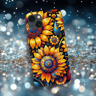 Schöne hyperrealistische Sonnenblumenkunst iPhone 13 Hülle