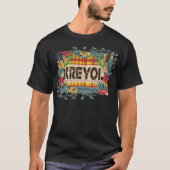 Schöne Idee KREYOL ODER CREOLE Art madras an T-Shirt (Vorderseite)